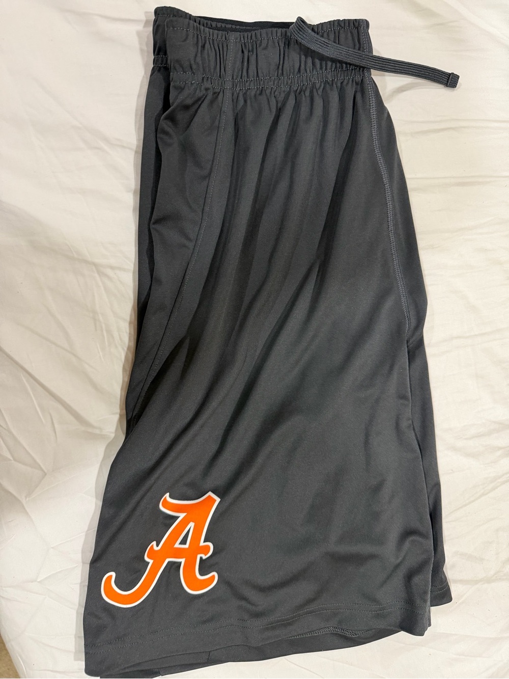 Men’s Nike Black Athletic shorts with Orange 'A' for Auburn Logo